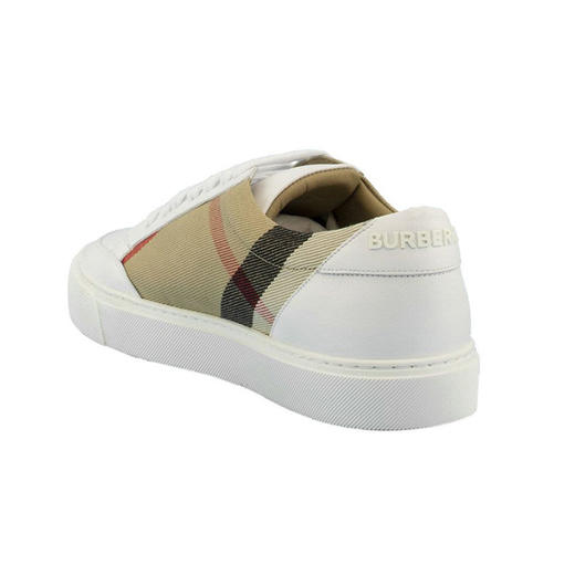 BURBERRY 巴宝莉 女士 House 格纹和皮革休闲运动鞋 8024326 A1462 商品图4
