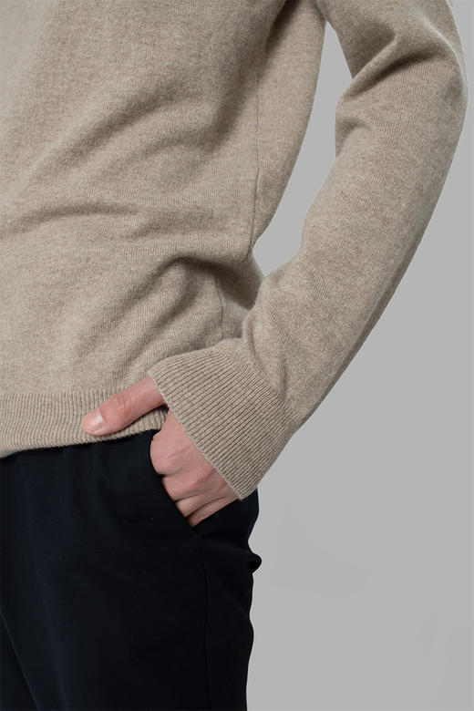 2020经典款纯山羊绒男士双层高领套头衫 商品图3