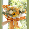 《阳光四溢》-暖色系花束 商品缩略图0