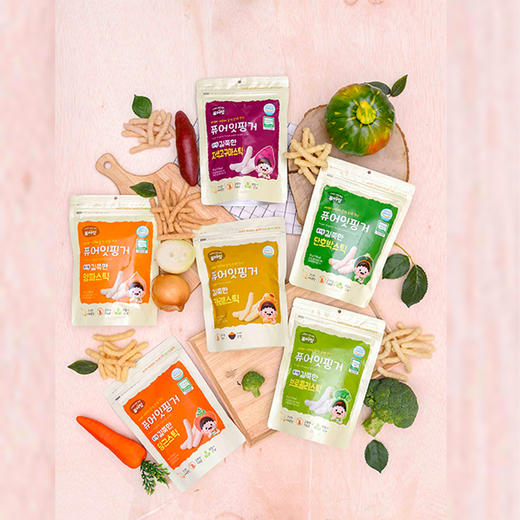 哺儿懿 蔬菜米条7月龄+  无添加剂 婴幼儿童零食 商品图2