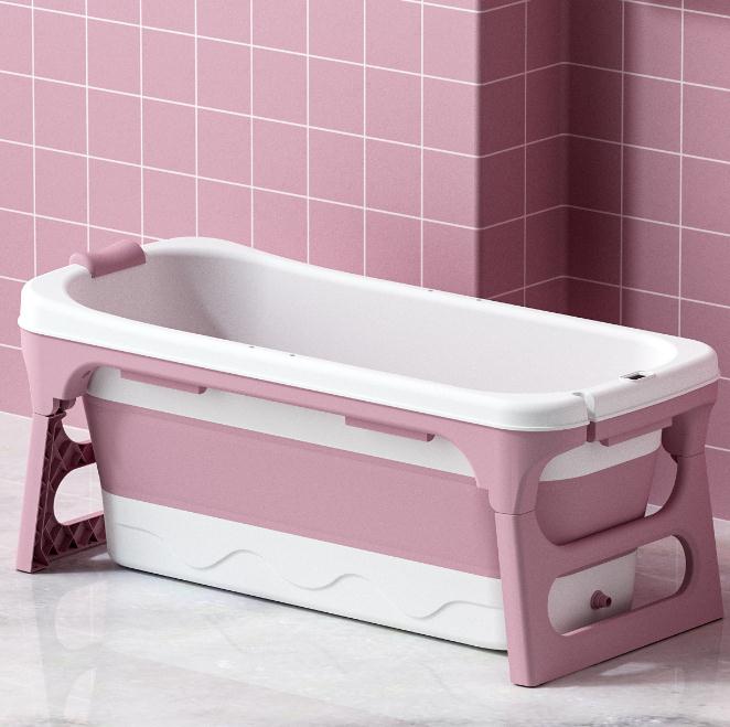 【日用百货】1.4M可折叠浴缸成人洗澡盆全身汗蒸加厚大号沐浴盆