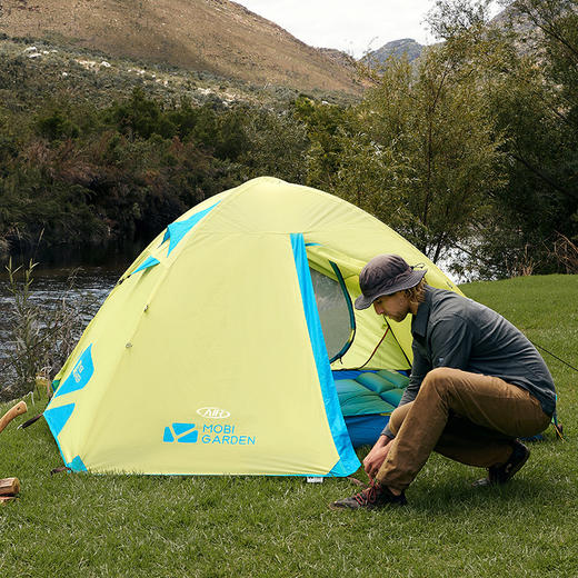 牧高笛冷山air升级版单人双人多人帐篷防雨防风双层双门帐篷