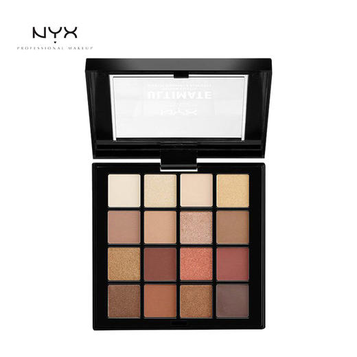 NYX 16色眼影盘03#暖棕系 商品图1