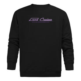 自由基地丰田酷路泽线稿图案冬季新款圆领套头卫衣男士潮户外上衣 NMT-1279