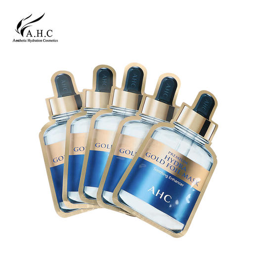 AHC 24K黄金玻尿酸面膜 5片/盒 商品图3