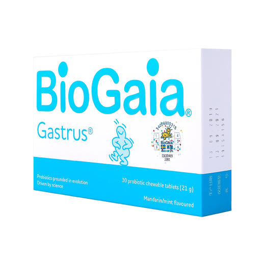 biogaia拜奥儿童成人孕妇益生菌咀嚼片罗伊氏乳杆菌30片