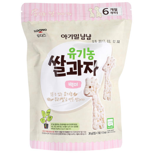 日东福德食小鹿米饼 韩国原装进口婴幼儿童零食8月龄+ 商品图1