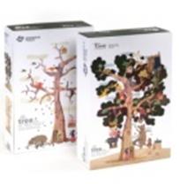 西班牙 Londji双面拼图大树50片不规则拼图 商品图0