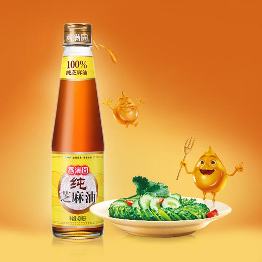 香满园纯芝麻油香油400ml 商品图0