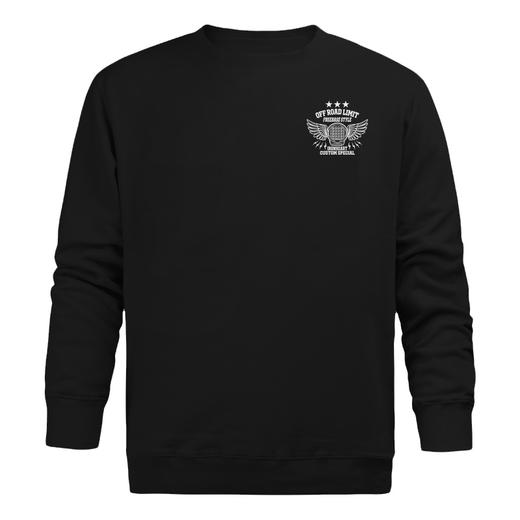 自由基地男秋冬季休闲长袖圆领合体套头卫衣毛圈运动服新款潮流衫 NMT-1272 商品图1