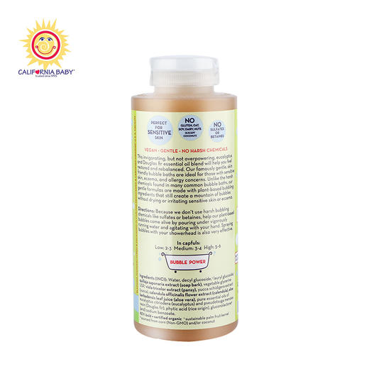 加州宝宝 防感冒桉树泡泡浴384ml 商品图4