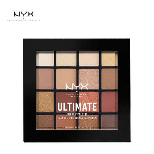 NYX 16色眼影盘03#暖棕系 商品图0