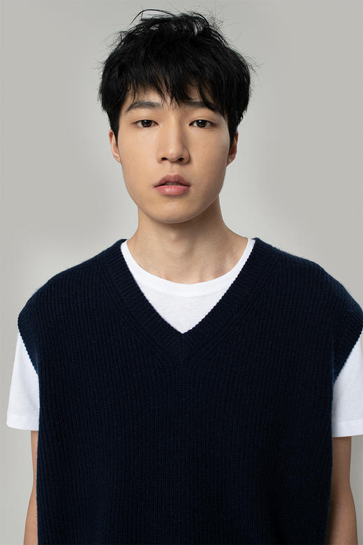 2020经典款男士纯山羊绒V领坎肩背心 商品图0