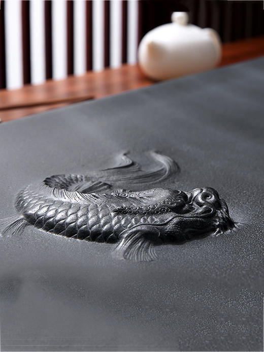 「茶器」 螭吻椭圆 茶盘 商品图1