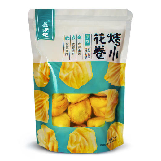 鑫炳记烤小花卷原味210g×3早餐办公室休闲零食山西特 商品图3