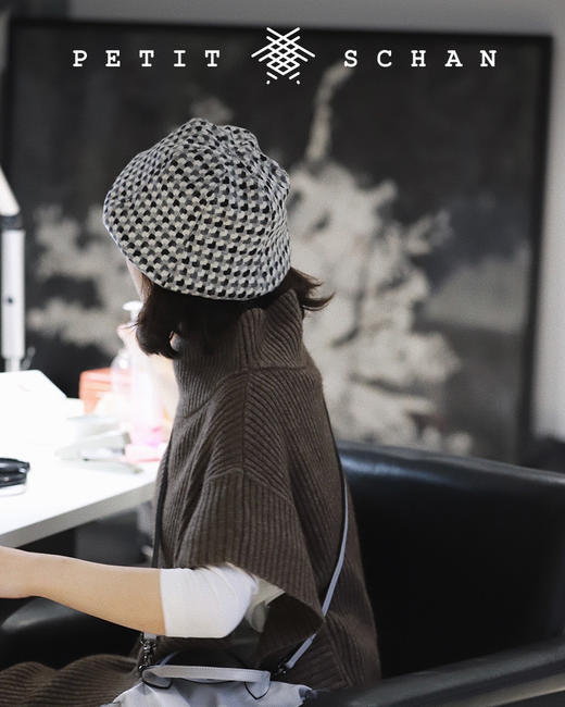 PETIT SCHAN小闪 #021 Pumpkin 南瓜 英国皇室面料MOON羊毛南瓜造型帽 商品图6