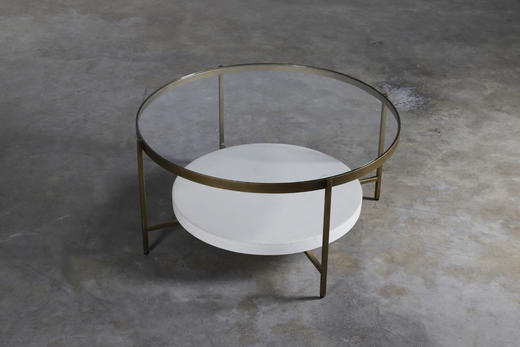 NS家居 nsfurniture进口钢化玻璃咖啡台/茶几NSCT-HEEL COFFEE TABLE 商品图1