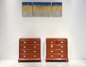 红桥红  家具严选  缅甸花梨（大果紫檀）  【虎腿 五斗柜】