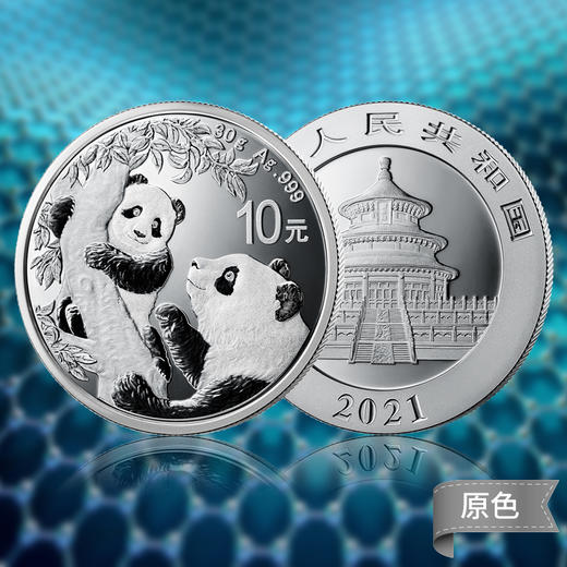 2021年熊猫30克银币（纳米覆膜） 商品图3