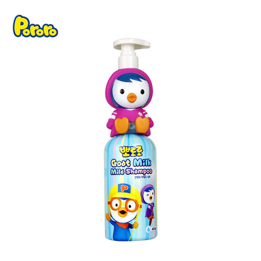 韩国Pororo啵乐乐 立体头山羊奶保湿洗发水400ml 商品图1