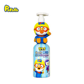 韩国Pororo啵乐乐 立体头山羊奶保湿洗发水400ml