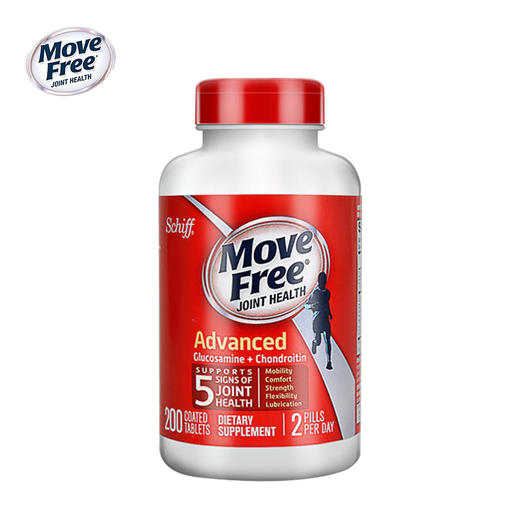 美国维骨力 氨糖软骨素红瓶200粒 强健关节 商品图0