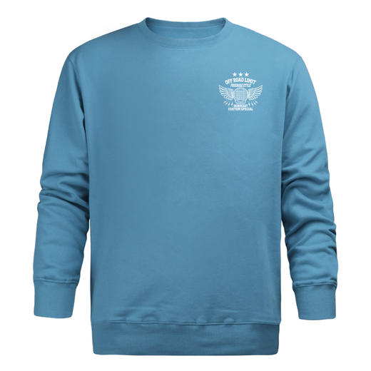 自由基地男秋冬季休闲长袖圆领合体套头卫衣毛圈运动服新款潮流衫 NMT-1272 商品图0