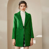 仅限本群福利（服饰秒杀 不退不换）洛诗琳2020冬季新款小个子优质羊毛毛呢外套女长袖翻领绿色羊毛大衣女外套（小个子可入！） 商品缩略图2