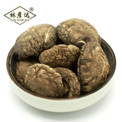 林彦达东北有机香菇干货250g东北黑龙江特产蘑菇椴木菌菇无根肉厚味香 商品图1