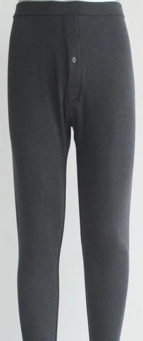 竹纤维男士羊毛双层保暖裤1276