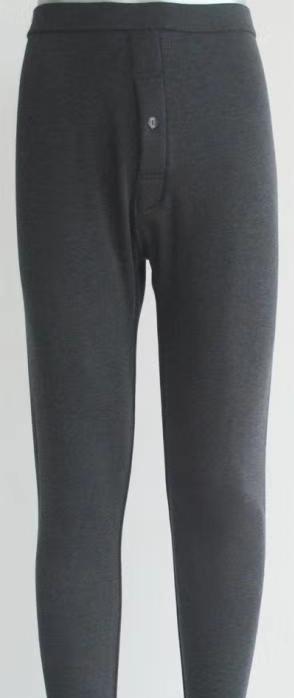 竹纤维男士羊毛双层保暖裤1276 商品图0