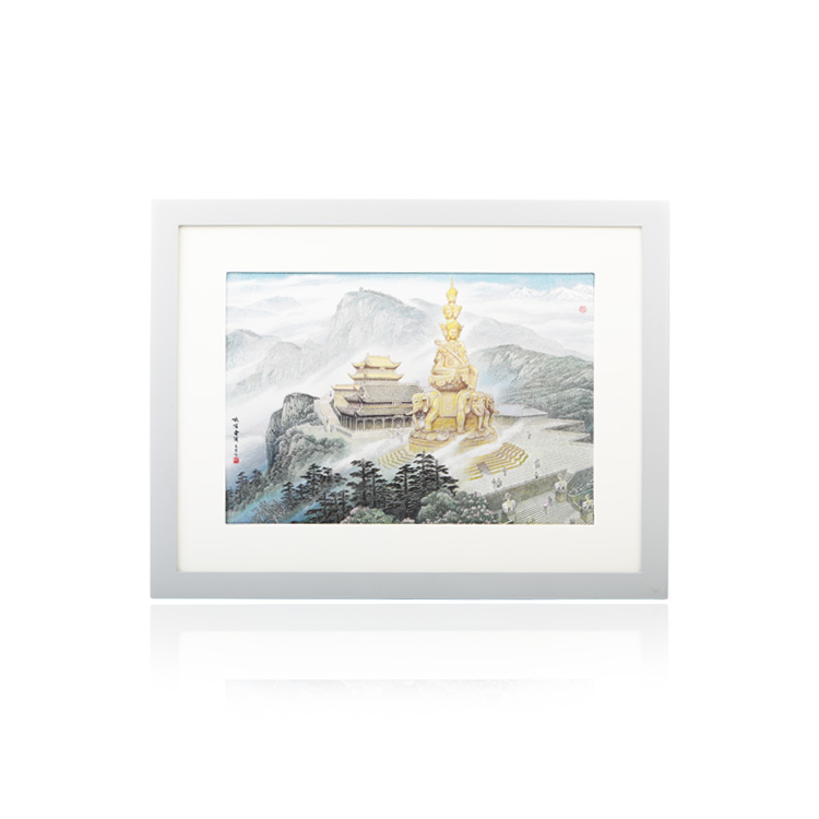 峨眉金顶银版画（佛光普照）10g