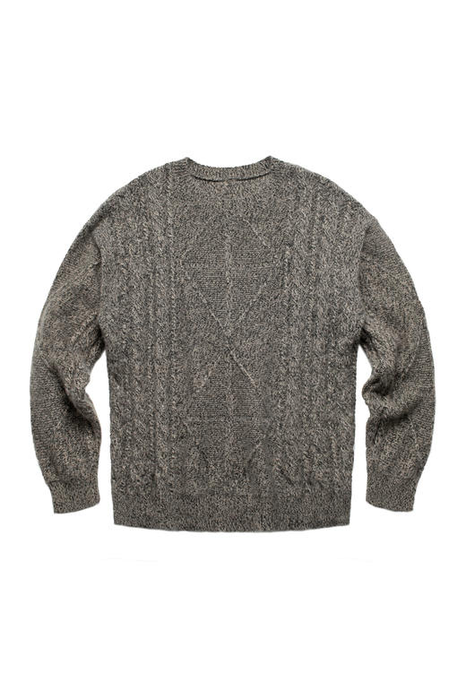 2020经典款纯山羊绒男士三股绞花套头衫 商品图4