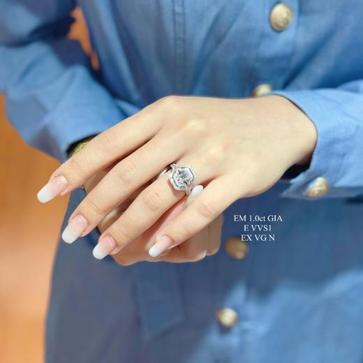 「层叠」祖母切割钻石戒指 商品图2