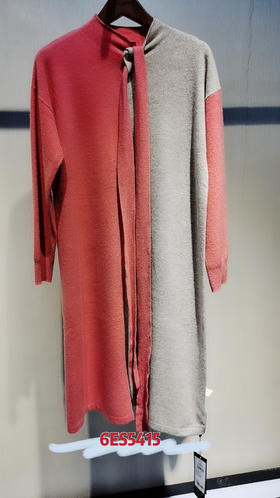 6ES5415--嫣红、绾色、石青色针织连衣裙--《冬季时尚系列》