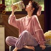 【睡衣女】*秋冬季长袖法兰绒家居服套装 商品缩略图1
