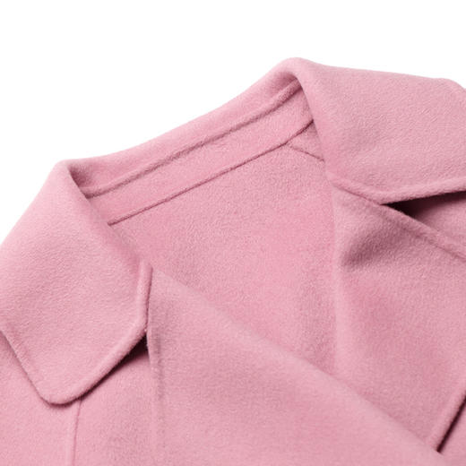 仅限本群福利 （VIP福利 性价比超高！售完下架！ 不退不换）洛诗琳秋冬大口袋粉色双面呢大衣女中长款羊毛呢子外套（小个子可入！） 商品图3