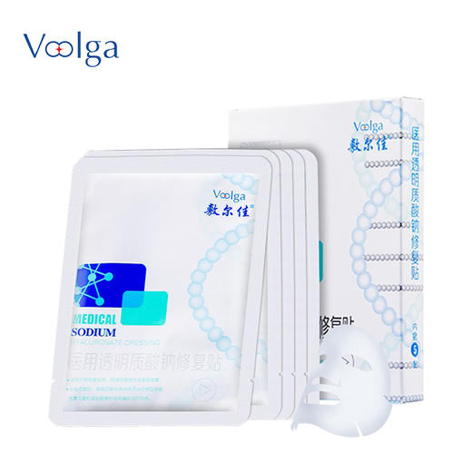 敷尔佳 透明质酸钠修复白膜 5片/盒 商品图0