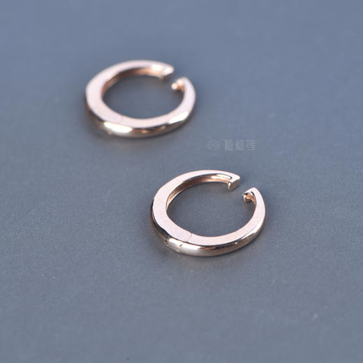 【靓颜】K红耳夹一对-ZX12006029 商品图1