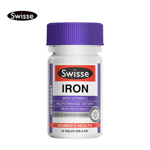 澳洲Swisse 养血补铁片 30片 商品图0