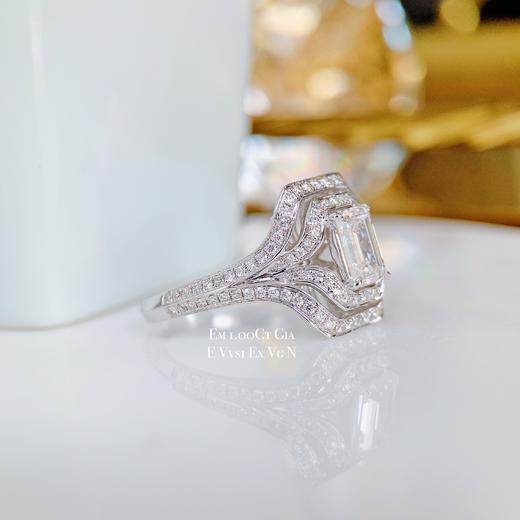 「层叠」祖母切割钻石戒指 商品图1