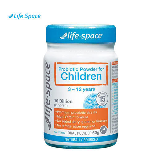 澳洲Life space 儿童益生菌3-12岁 商品图0