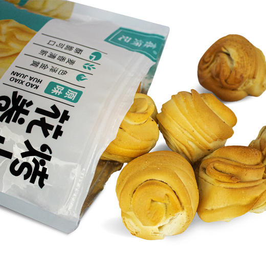 鑫炳记烤小花卷原味210g×3早餐办公室休闲零食山西特 商品图2