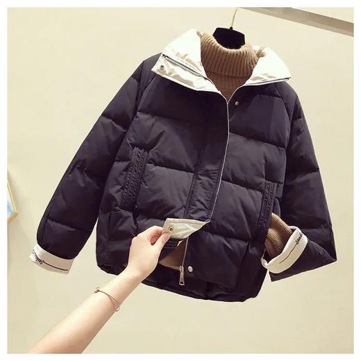 PDD-羽绒棉服女短款2020新款秋冬季保暖宽松大码棉衣棉袄小个子短外套 商品图1