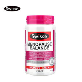 澳洲Swisse 大豆异黄酮E调节理更年期平衡片60粒
