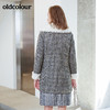 oldcolour冬季新品绵羊毛中长款毛呢外套女L43152339 商品缩略图1