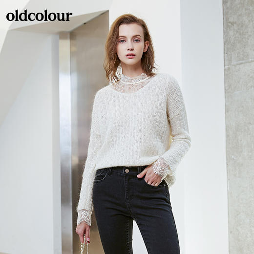 oldcolour冬季新品毛针织衫女L43052317 商品图4