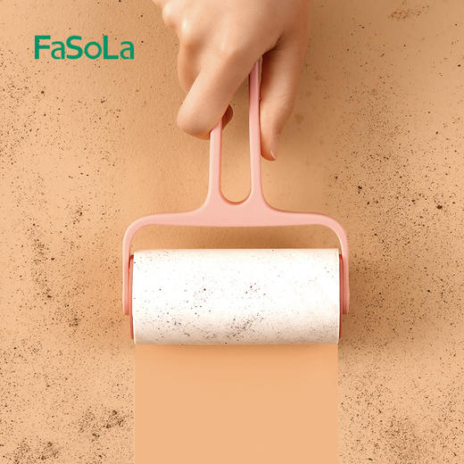 FaSoLa粘毛器可撕式滚筒毡滚刷沾毛宿舍神器除毛衣服去黏毛刷衣物卷纸吸 商品图7