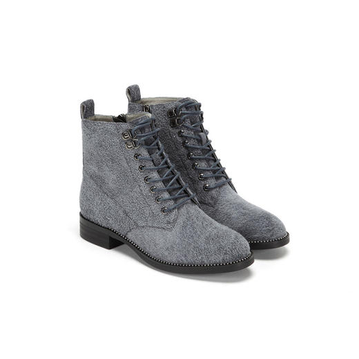 westory商场专柜同款羊皮休闲率性舒适百搭马丁靴W284S80881 商品图2