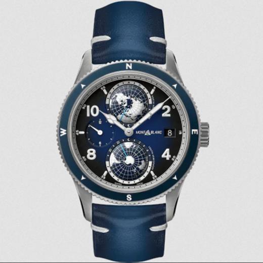 万宝龙MONTBLANC 1858系列南北半球世界时腕表  U0125565 商品图0